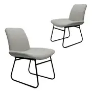 Light Grey Dakota Outdoor Dining Chairs (Set of 2)