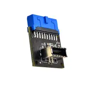 USB3.0 Front 19PIN to USB 3.1 A-KEY Type-E 20PIN Motherboard Header Adapter g