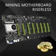 BTC-D37 Cryptocurrency Mining Machine Motherboard CPU Group 8 Video Card Slots