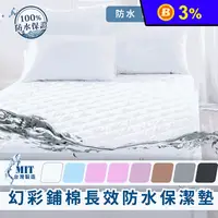 在飛比找生活市集優惠-【床邊故事】MIT防水鋪棉防蟎保潔墊(單人/雙人/加大) 床