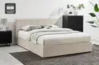 Ovela Theodore Storage Bed Frame with Drawers (Double Beige), Beds & Bed Frames,
