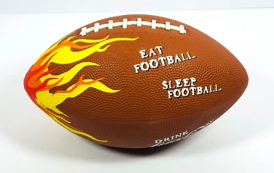 1998 DRINK COCA COLA CLASSIC EAT-SLEEP FOOTBALL w/ FLAMES-Coke Official Licensed
