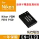 【199超取免運】特價款@攝彩@Nikon EN-EL23 電池 Nikon P600 P610 P900 3.8V 1850mAh【全壘打★APP下單 跨店最高20%點數回饋!!】