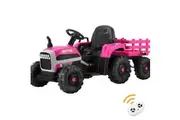 Mazam Kids Ride On Car Tractor 12V Electric Battery Toy Cars Pink