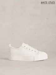 White Stuff Natural Pippa Flatform Trainers (F48280) | $104