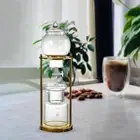 Ice Drip Coffee Pot Iced Coffee Maker Drip Coffee Machine 600ml for Kitchen