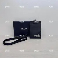 在飛比找Yahoo!奇摩拍賣優惠-30年老店 預購 PRADA 識別證 套 證件套 卡套 黑色