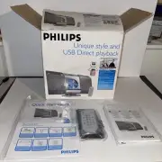 Brand New Philips MCM275 Micro Stereo System CD Radio w/ Speakers - NOS