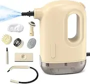 Bwaliffury Steam Cleaner, Handheld, 1200W, 300ml Tank, 3 Bar Steam Pressure, Multi-Purpose, Chemical-Free, For Sealed Hard Floors, Carpets, Kitchen Surfaces, Bathrooms, Upholstery