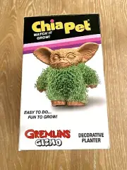 Gremlins Gizmo Cha Cha Chia Pet Handmade Decorative Pottery Planter