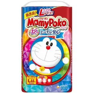 箱出免運費* 日本滿意寶寶 Mamy Poko 多拉A夢褲型尿布 褲型紙尿布L XL XXL 拉拉褲