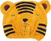 Baluue Girls' Bath Towel Comfort Cartoon Animal Head Towel for Fast Drying Hair Wrap