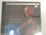 C.P.E. Bach Vivaldi Tartini Cello Concertos CD Rostropovich ST Paul Orchestra