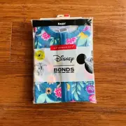 Bonds Disney Alice in Wonderland Blue Floral Wondersuit Size 1 BNIP