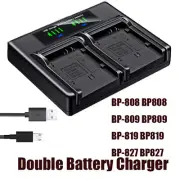 Wall Battery Charger For CANON BP-808 BP-809 BP-819 BP-827 FS10 FS11 FS20 CG-800