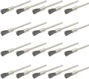 5x3mm Steel Wire Brush Polishing Wheels Set Cleaning Kit Rust Tool For Drill Bit