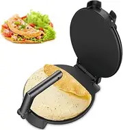 1400W Electric Roti Chapati Maker, Double-sided Heating Roti Maker Pancake Maker, Non-Stick Pancake and Flatbread Machine, Roti Press Tortilla Maker with Anti-scalding Handle for Crepe, Omelettes