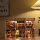 Rolife 1:24 Super Creator Plastic 3D Dollhouse Buliding Blocks DIY Xmas Gifts