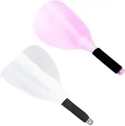 2Pcs Hairspray Mask Professional Plastic Anti-Slip Hair Salon Hairdresser Styling Mask Tools Face Shield Haircut Cover Mask Face Eyes Protector for Makeup Hair Coloring (Random Color)