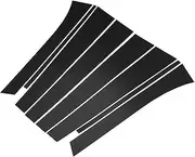 QASULER 8Pcs Window Pillar Posts Door Trim Cover Stickers Decor Exterior Accessories, for Buick, Enclave 2008 2009 2010 2011 2012-2017 Car Window Trim Cover