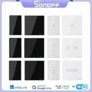 SONOFF T1/T2/T3/T0 TX EU/UK/US 1/2/3 Gang WiFi Smart Wall Touch Switch Smart Hom