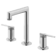 VIGO Sterling Two Handle Three-Hole Widespread Faucet Brushed NickelAS IS