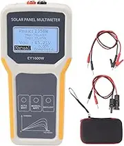 Solar Panel Tester, EY1600W Photovoltaic Multimeter, MPPT Photovoltaic Panel Multimeter with Ultra Clear LCD, Smart MPPT Open Circuit Voltage Troubleshooting Utility Tool