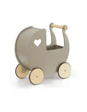 [Moover] Classic Dolls Pram Wooden Kids Playset Toy 18m+