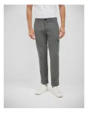 [Politix] Flannel Cargo Pant in Mid Grey
