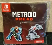 Metroid Dread Preorder Bonus Pin Set