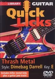 Lick Library DIMEBAG DARRELL QUICK LICKS Thrash Metal Guitar Lessons Video DVD