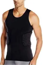 TUOY Padded Minimal Football Compression Sleeveless Shirt Vest Mens Boys Size M