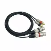 PYLE PPRCX05 Dual 5ft. Professional Audio Link Cable XLR Female to RCA Male