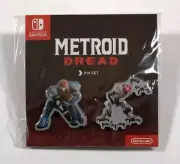 Metroid Dread Limited Bonus Pin Set Nintendo Switch - Ships TODAY!