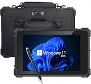 Rugged Tablet W10N,10.1 Inch Windows 11 Pro,8GB+128GB,Intel N5100,IP68 Waterproof,700nit Sunlight Readable,4G,LTE,GPS,WiFi 6 Heavy Duty Industrial Outdoor Work Tablet PC