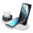 6 In 1 Wireless Charger For Iphone Apple Watch Airpods & Android - White
