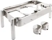 Met Lux Stainless Steel Chafer Frame 25.8 x 14.7 x 9" # RWT0002 Restaurantware