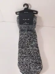 urban outfitters out from under Boot Socks Black White Gray