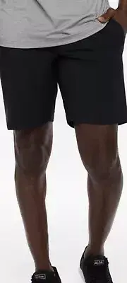 NWT Travis Mathew Black Carlsbad Bermuda Golf Shorts Size Mens 35