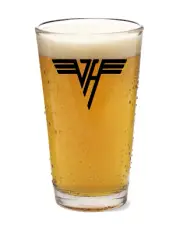 Van Halen - Rock and Roll - 16oz Pint Beer Glass Pub Barware Seltzer Cocktails