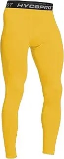 HYCOPROT Kompressionshose Herren Schnelltrocknende Laufhose Sport Baselayer Leggings Atmungsaktiv Baselayer Leggings Trainingshose Funktionsunterhose Tight Hose für Basketball Fitness