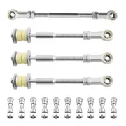 [MaXpeedingrods] 4 Front & Rear Adjustable Sway Bar Link Kit compatible for Nissan Patrol GU Y61 2"-8" Lift