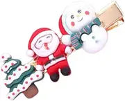 [Generic] Christmas Hair Clip Santa Claus, Christmas Hair Clips for Girls, Christmas Cute Hair Pins for Children, Festive Christmas Hair Styling Pins, Stocking Fillers for Children, Girls, Toddlers