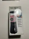 Hamilton Beach Portable Blender for Shakes & Smoothies 14Oz Travel Cup/Lid Black
