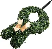 Easter Bunny Topiary Stake Bow Lifelike Rabbit Plant for Home Garden Decor
