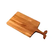Acacia Wood Serving & Pizza Board with Sprout Shape Handle