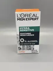 NEW Loreal Men Expert Hydra Sensitive Soothing Moisturizer 1.69oz 0% Alcohol