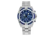 Invicta Bolt Chronograph Stainless Steel Blue Dial Quartz 25513 100M Men's Watch