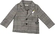 [Peanuts] 221158311 Snoopy Yarn-Dyed Check Jacket, Formal, Children's Clothes, Boys