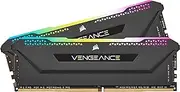 Corsair Vengeance RGB PRO SL 32GB (2x16GB) DDR4 3200Mhz C16 Black Heatspreader for AMD Desktop Gaming Memory